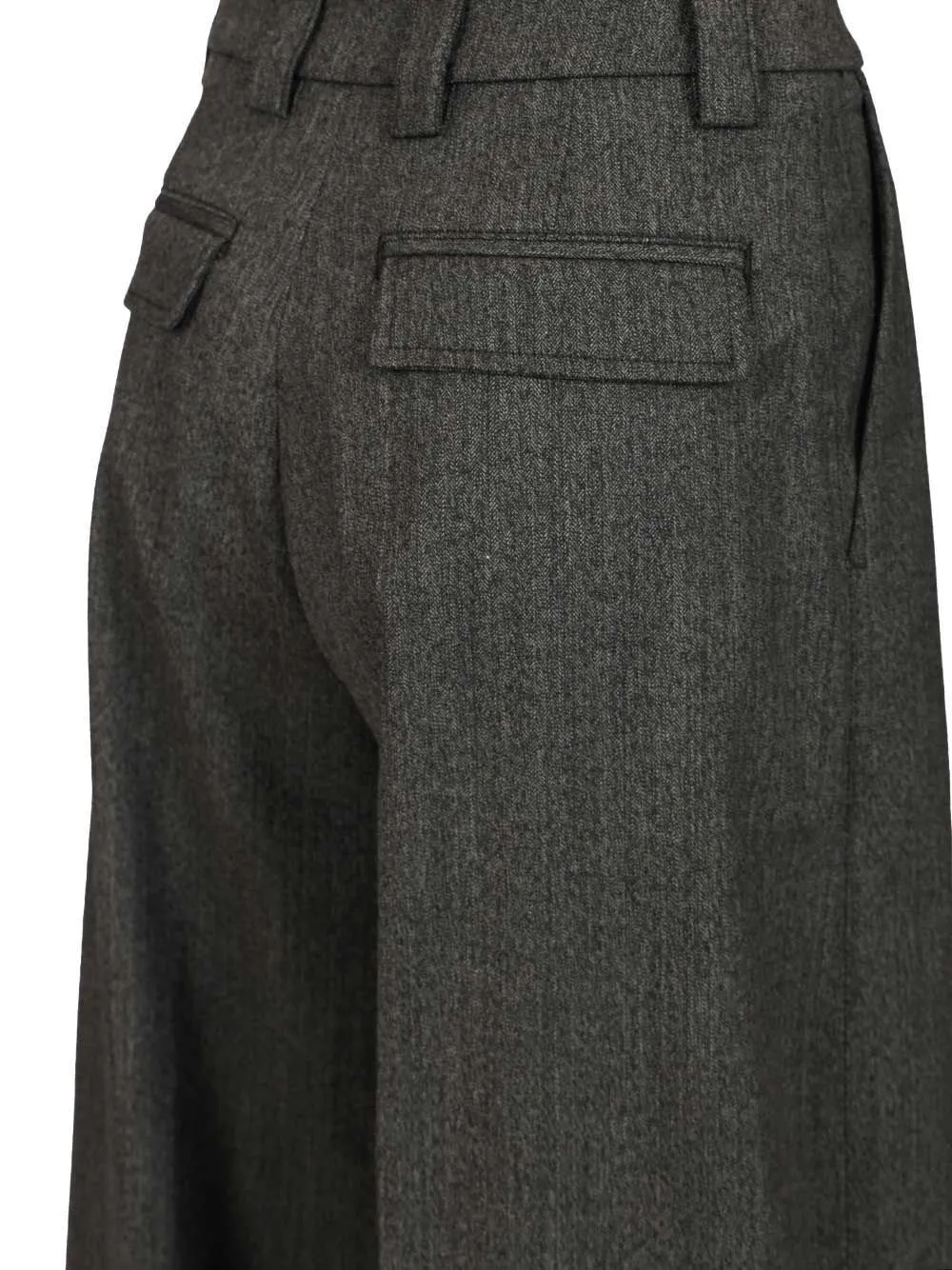 Wool Blend Trousers