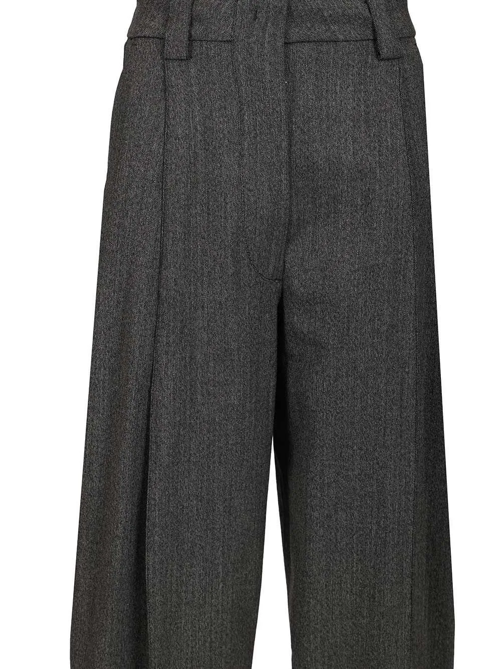 Wool Blend Trousers