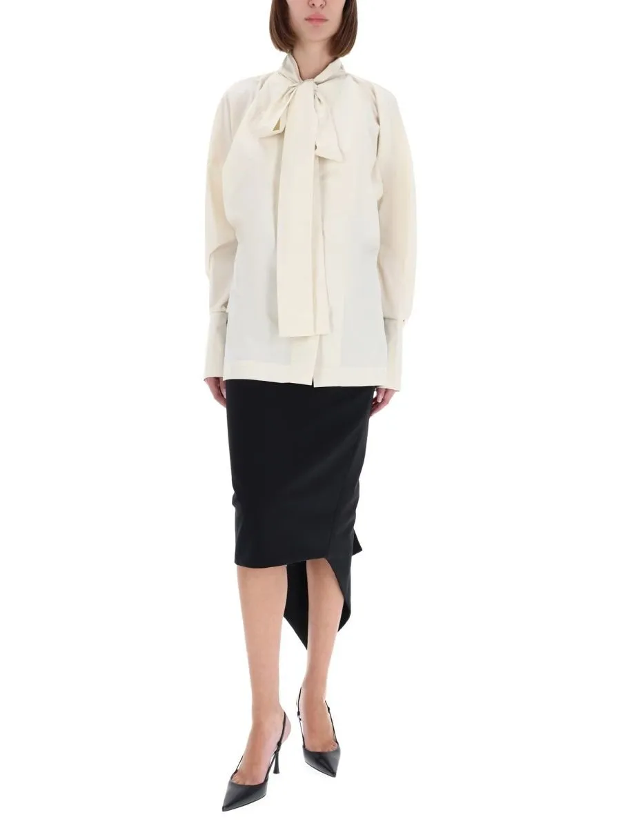 Asymmetric Hem Skirt