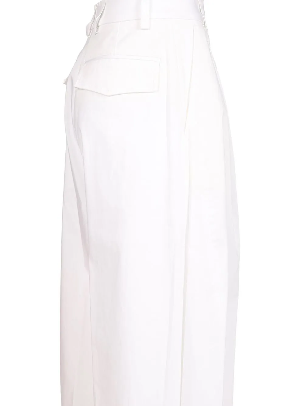 Wide-Leg Tailored Trousers