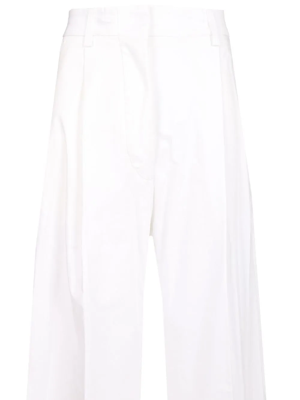 Wide-Leg Tailored Trousers