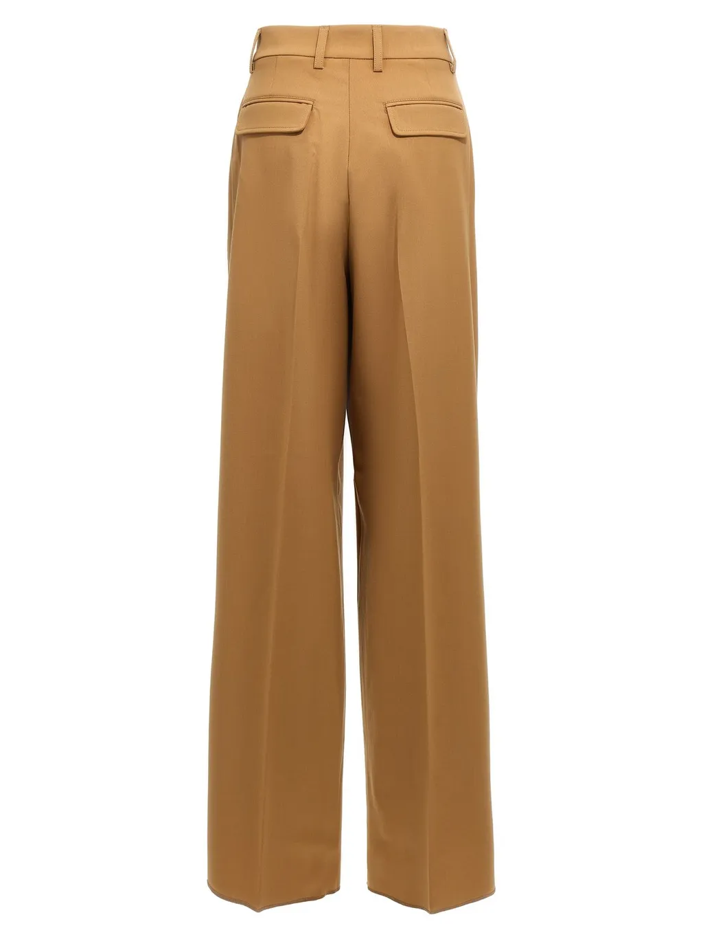 Wide-Leg Tailored Trousers