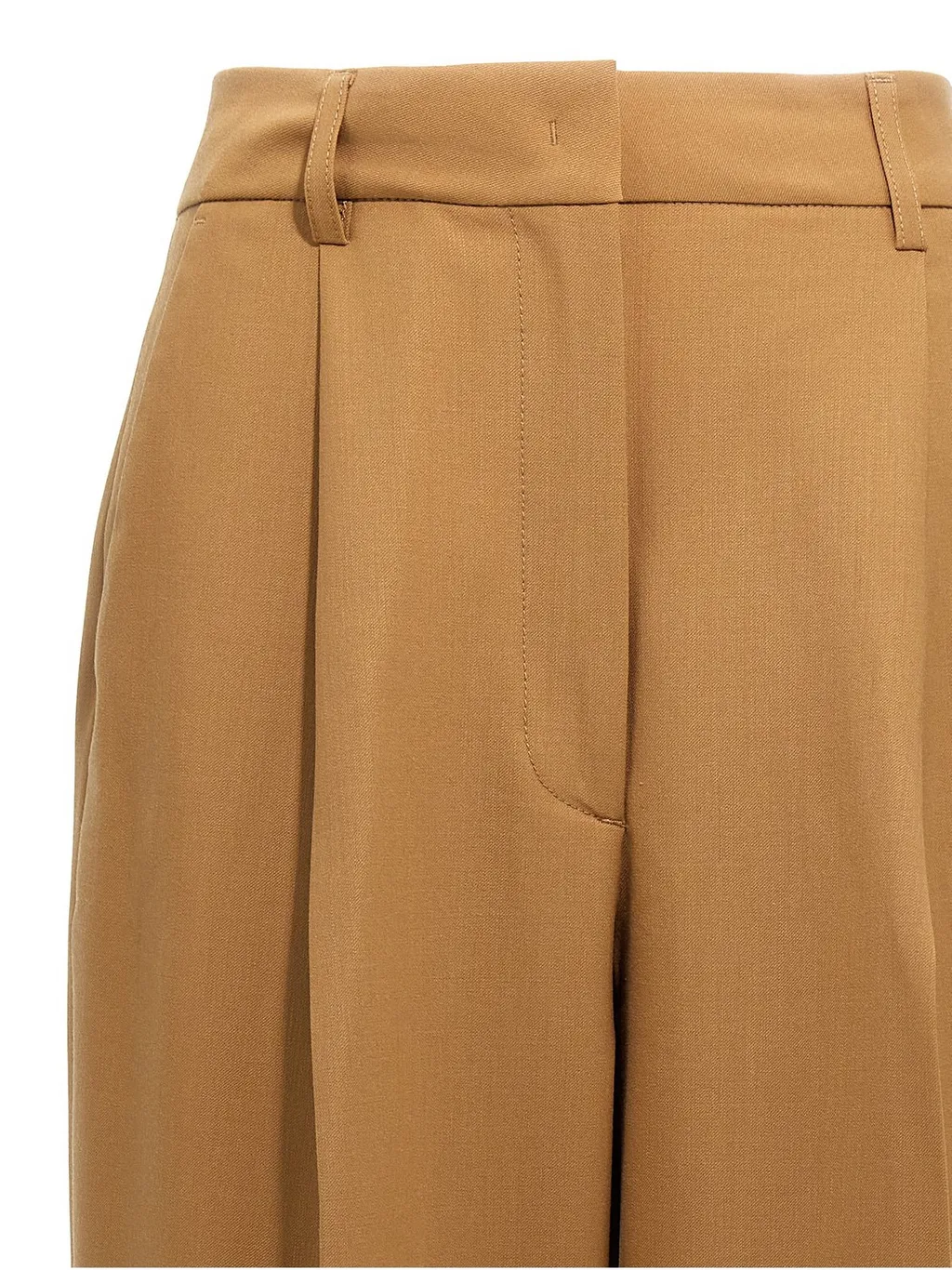 Wide-Leg Tailored Trousers