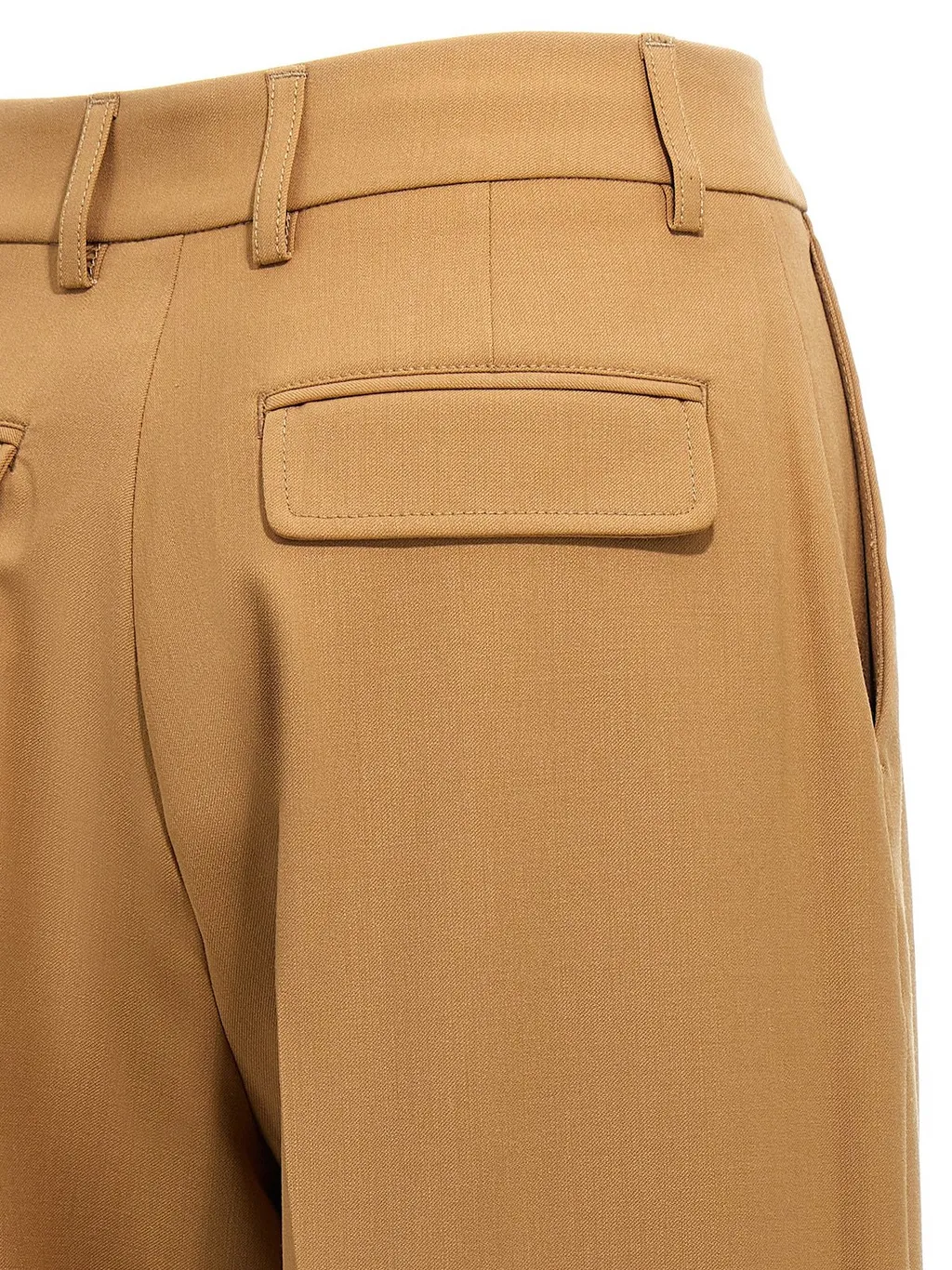 Wide-Leg Tailored Trousers