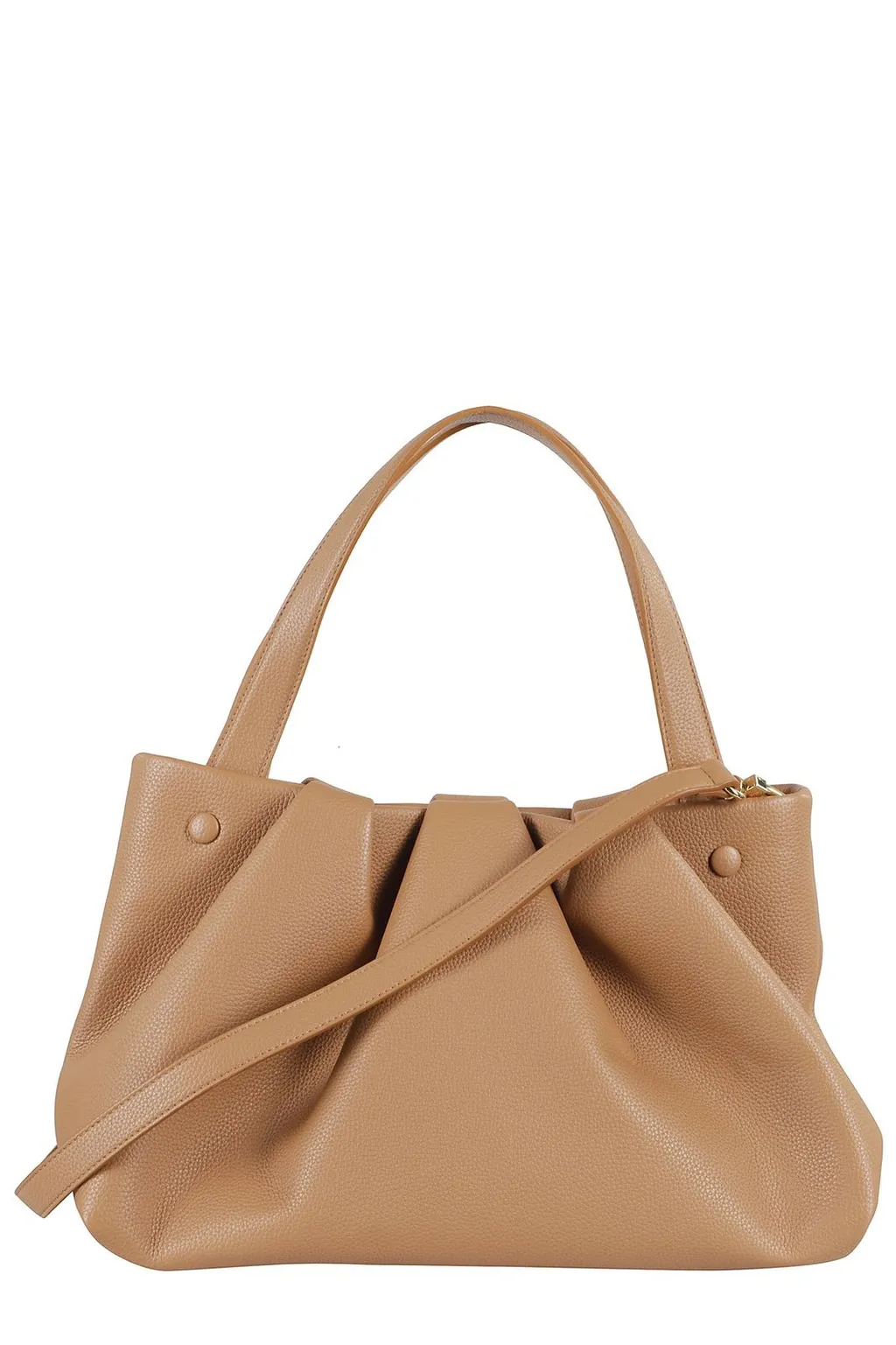 Ruched Top Handle Bag