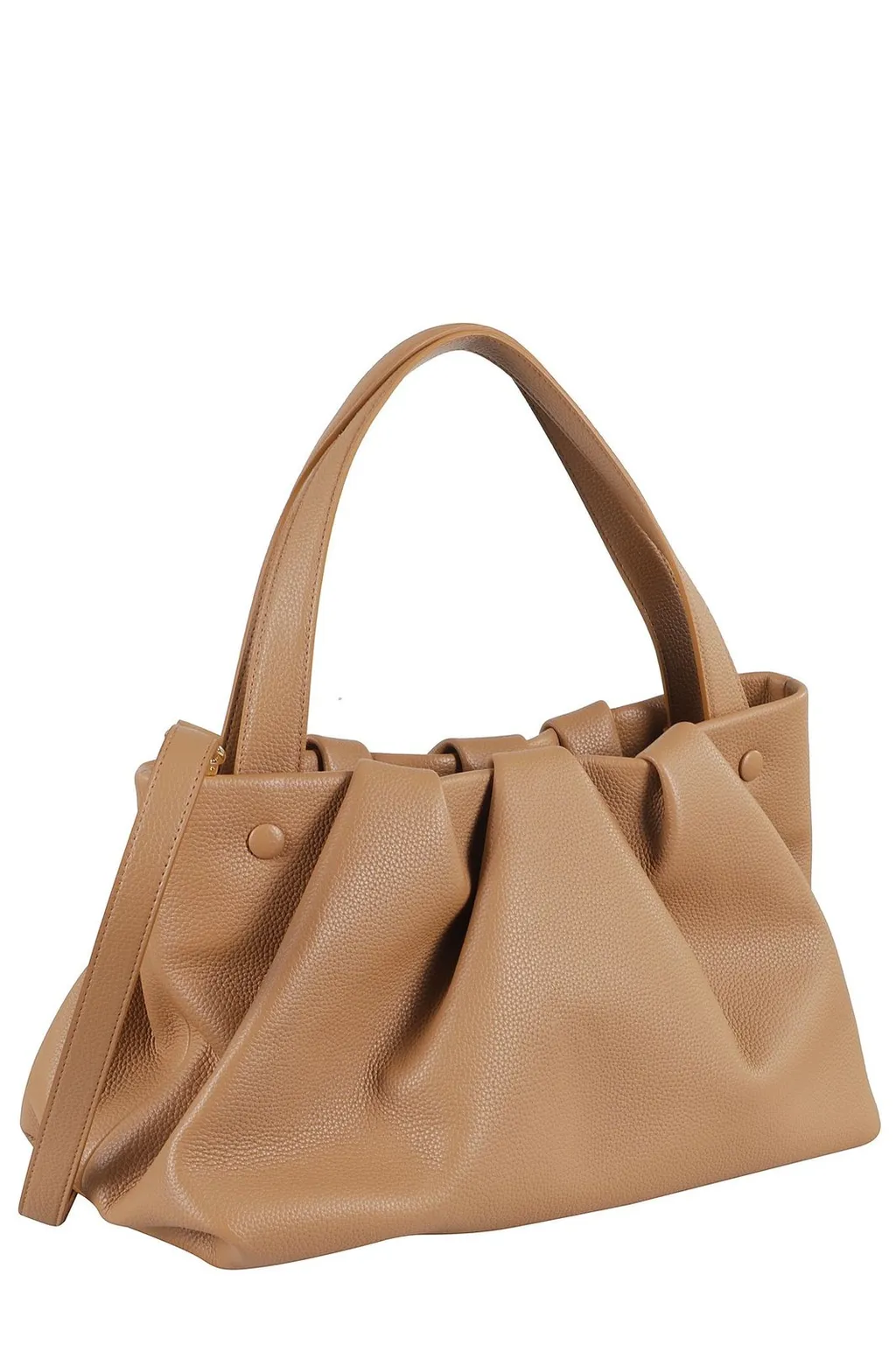 Ruched Top Handle Bag