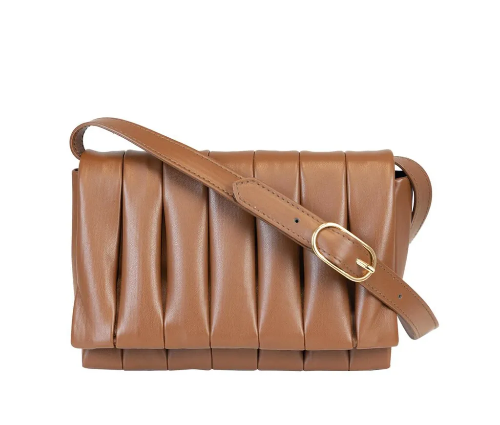 Pleated Shoulder Bag