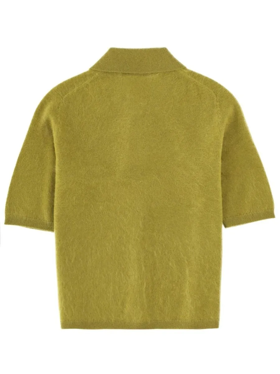 Short Sleeve Polo Sweater