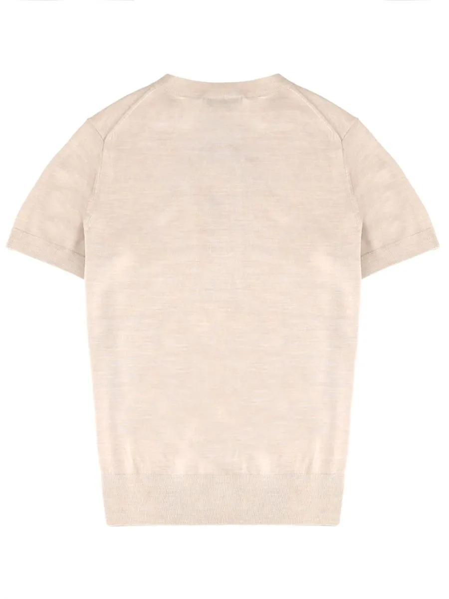 Short Sleeve Knit Top