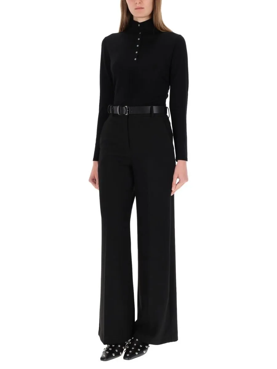 Turtleneck Long-Sleeve Top