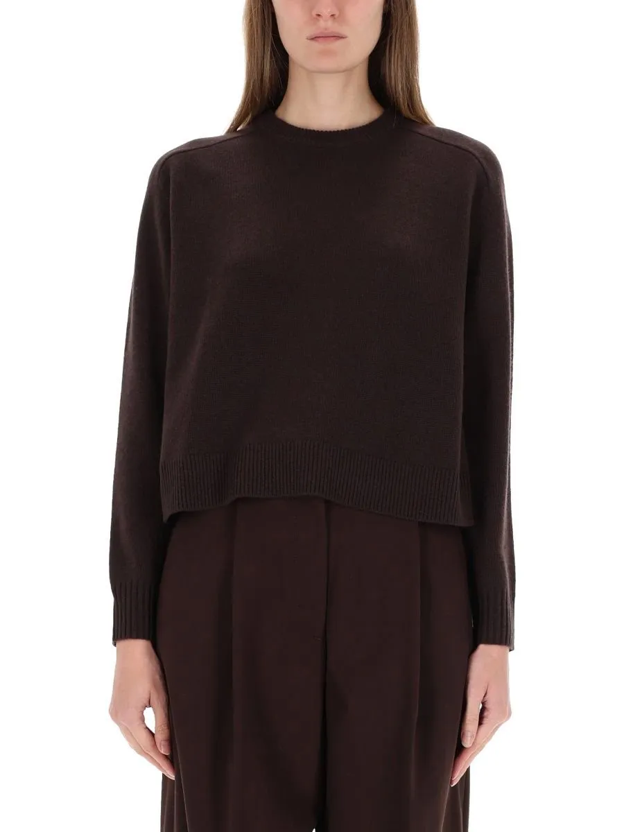 Cropped Crewneck Sweater