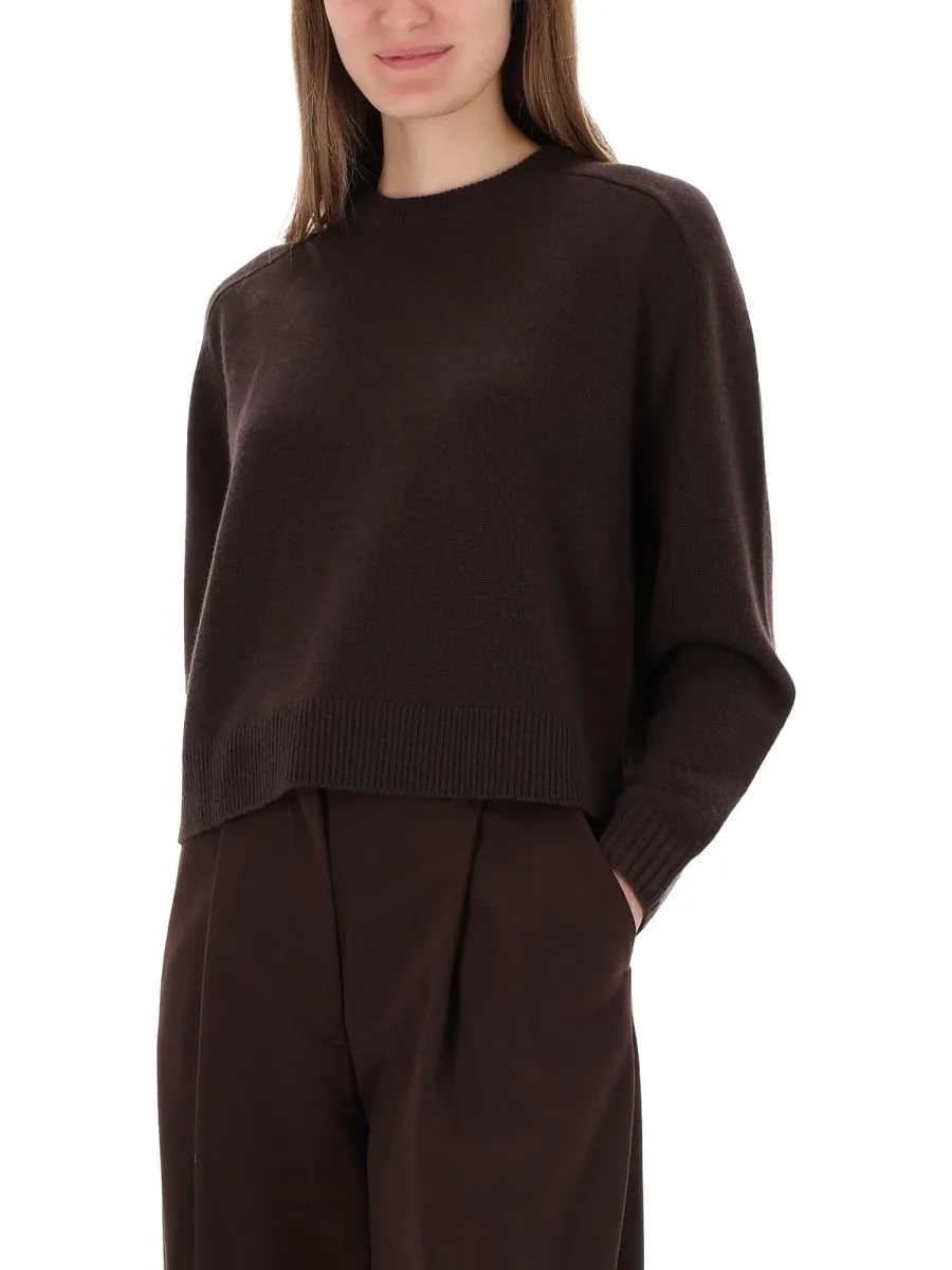 Cropped Crewneck Sweater