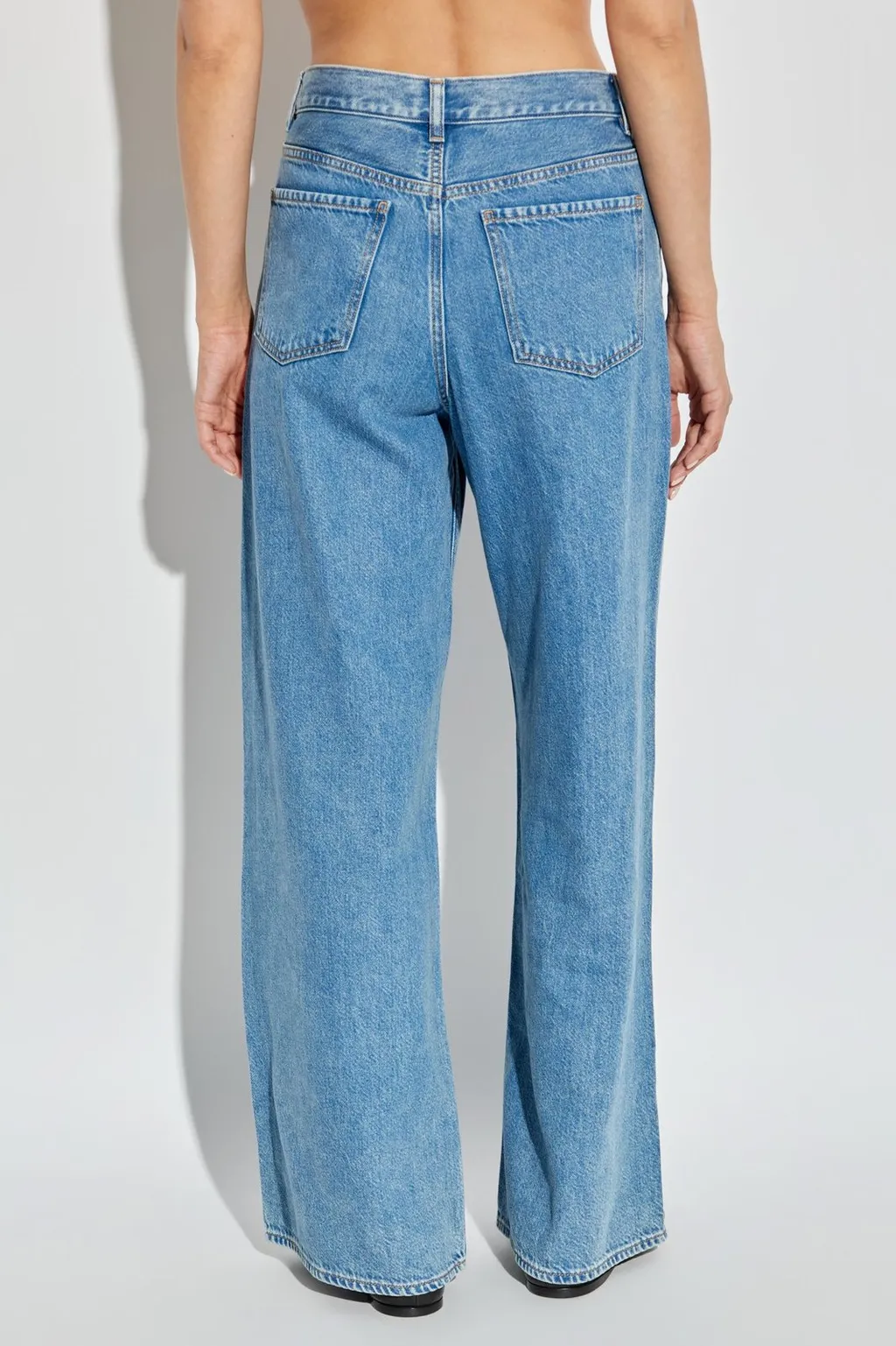 High-Waisted Wide-Leg Jeans