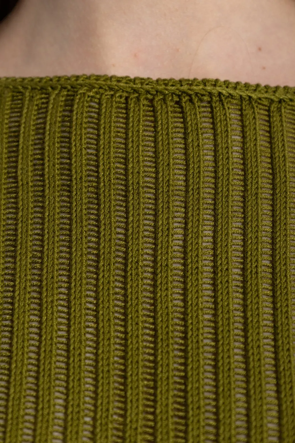 Boat Neck Knit Sweater