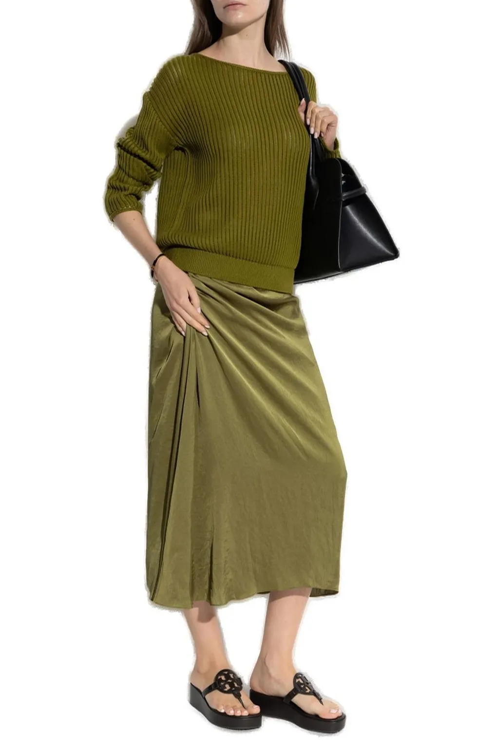 Satin Maxi Skirt
