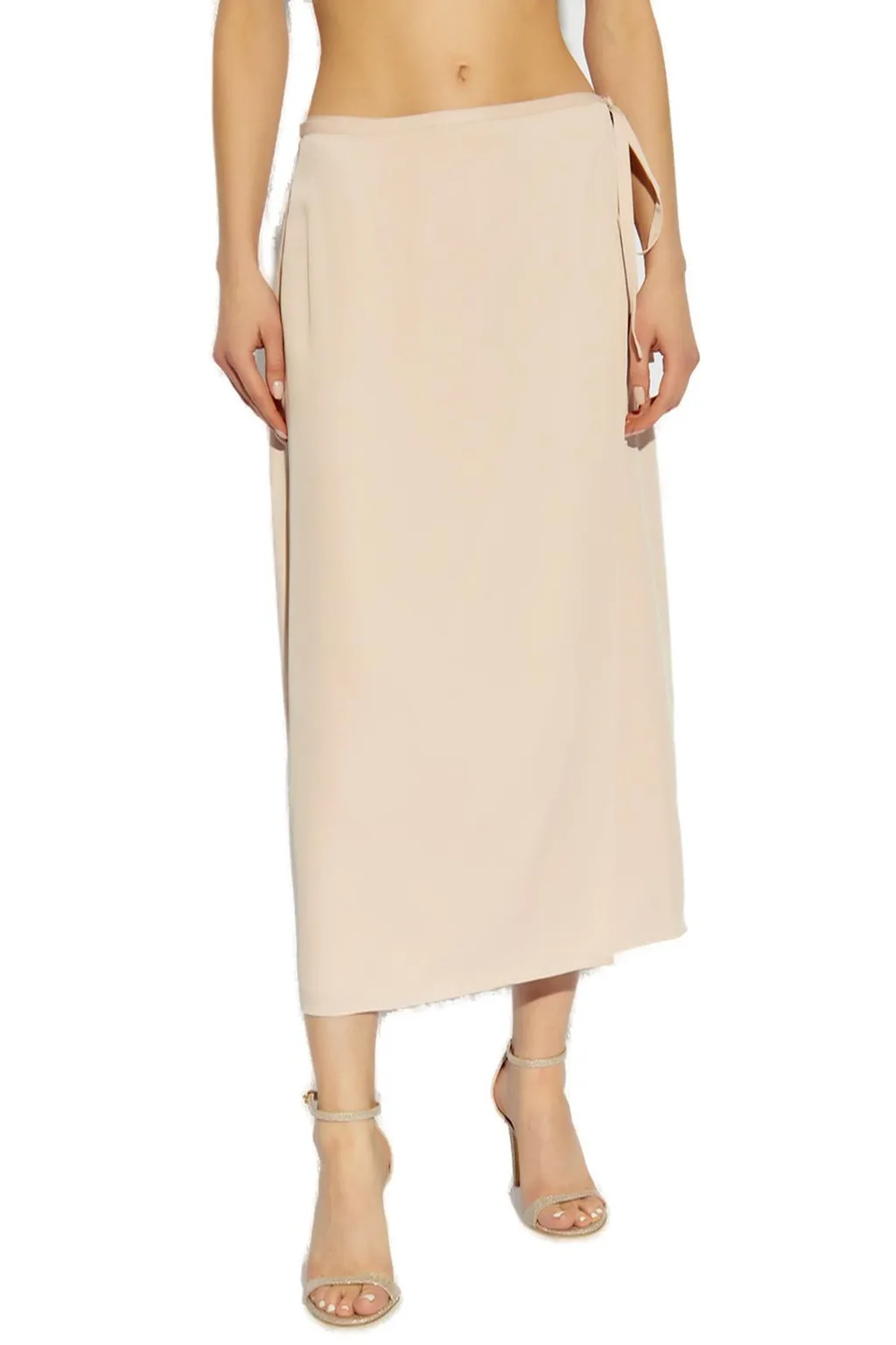 Wrap Midi Skirt