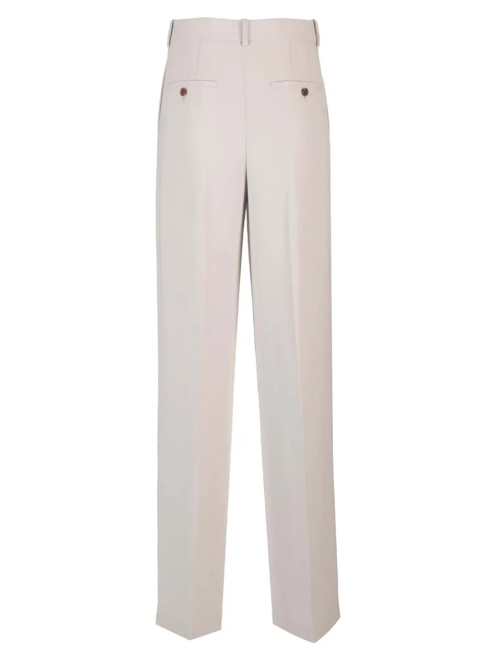 Pleated Wide-Leg Trousers