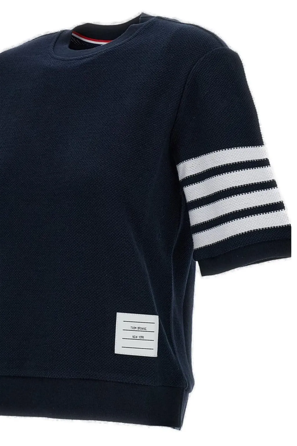 Sweatshirt With Four-Bar Detail