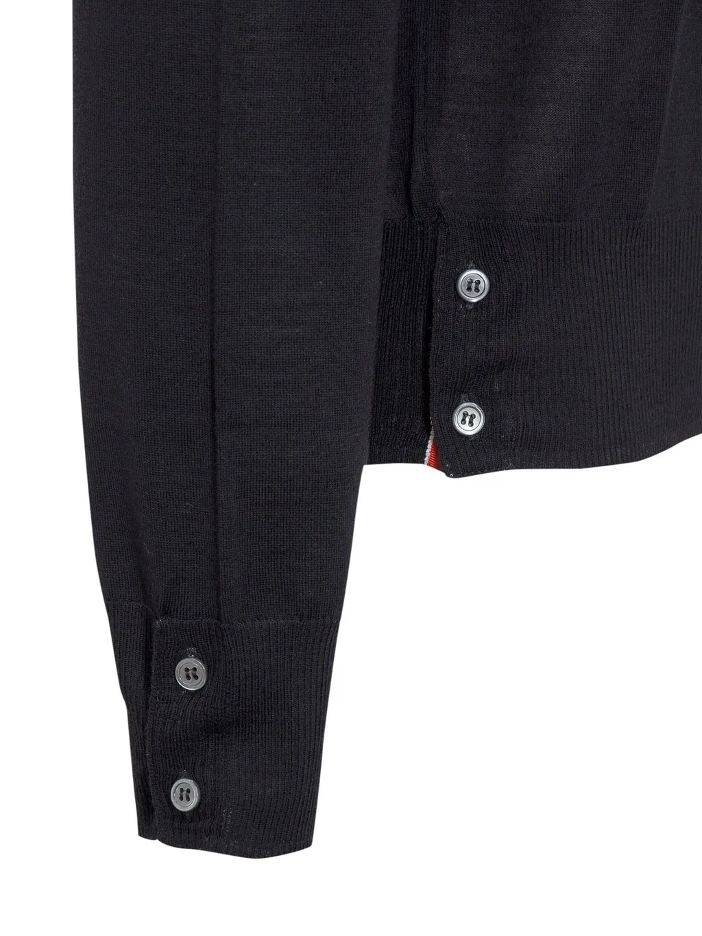 Crewneck Sweater With Four-Bar Detail