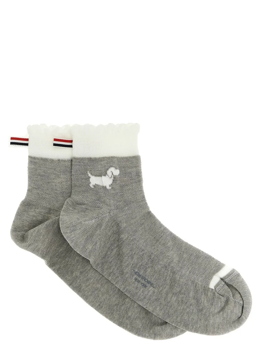 Socks With Dog Embroidery