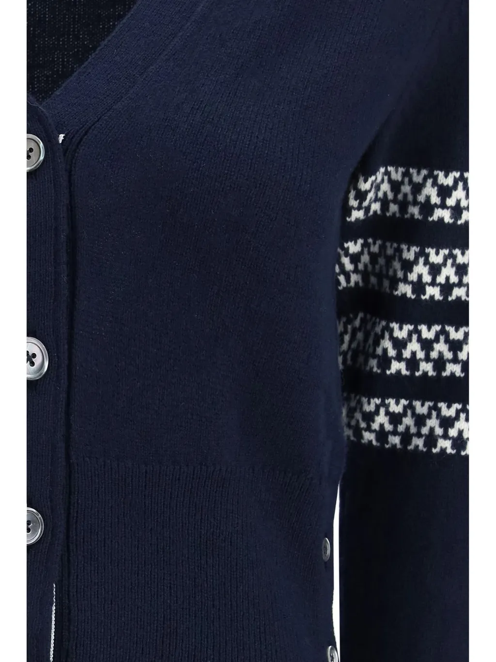 Cardigan With Dachshund Intarsia