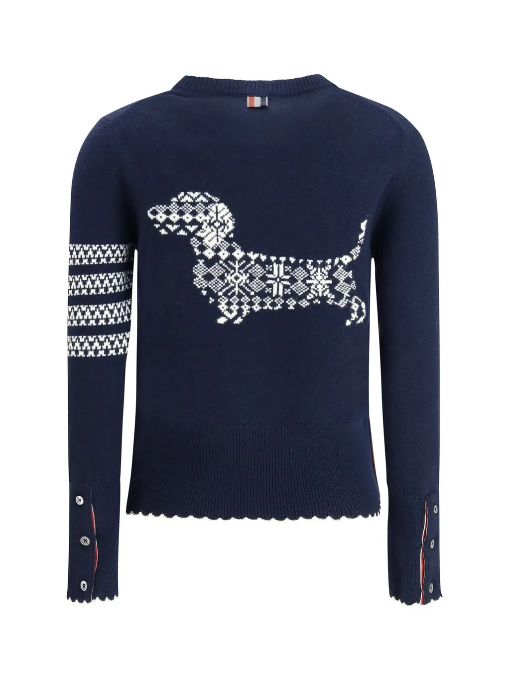 Sweater With Dachshund Intarsia
