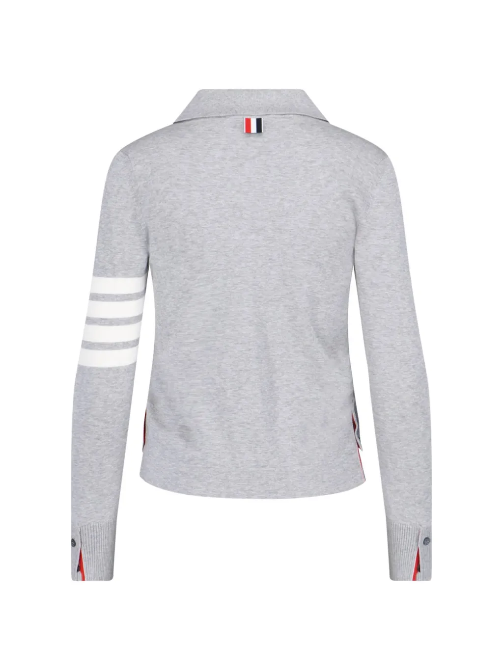 Cardigan With Four Stripes