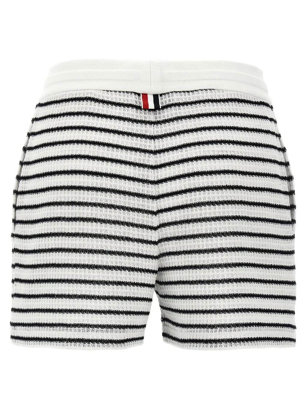 Striped Waffle Knit Shorts