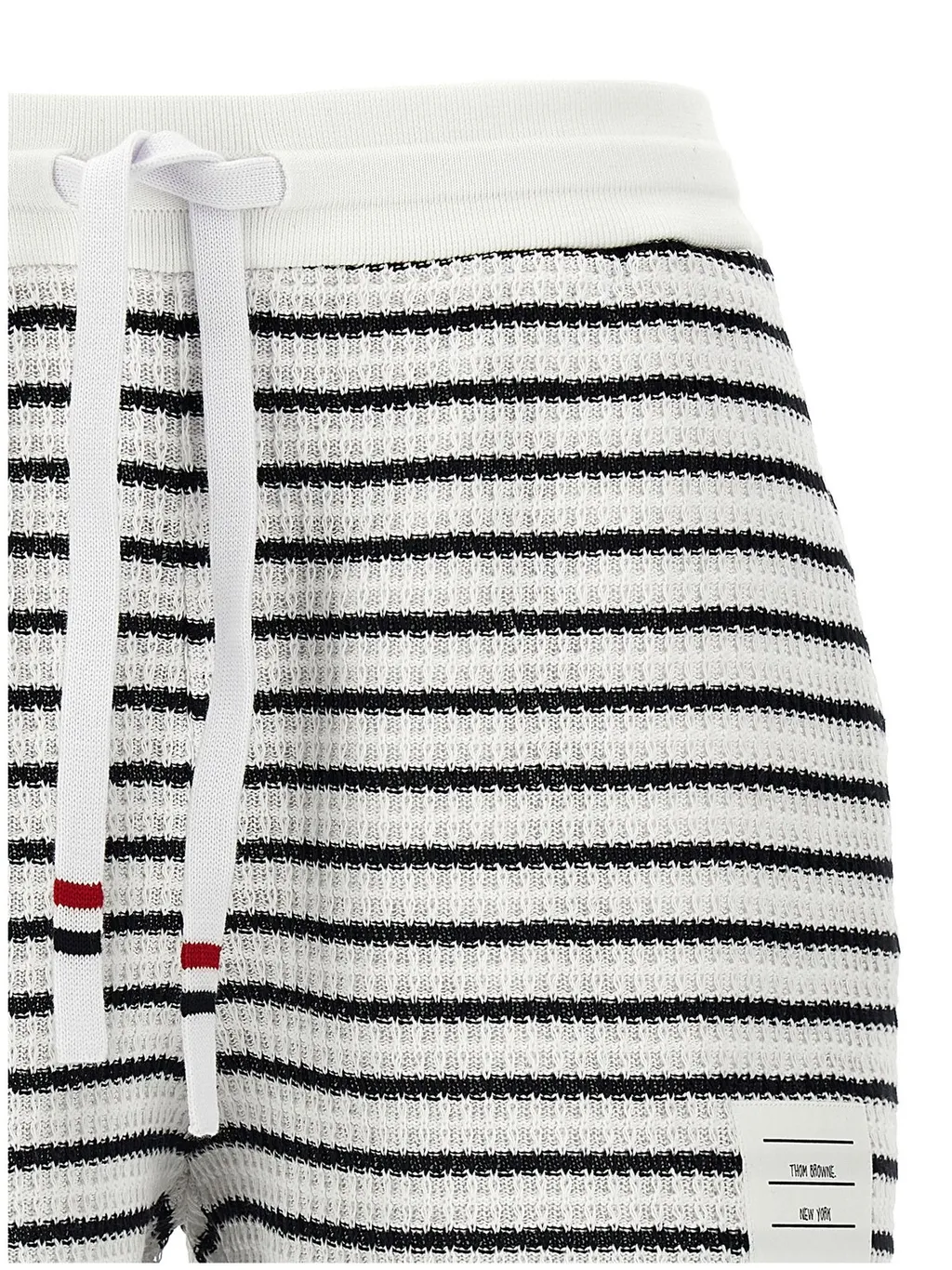 Striped Waffle Knit Shorts
