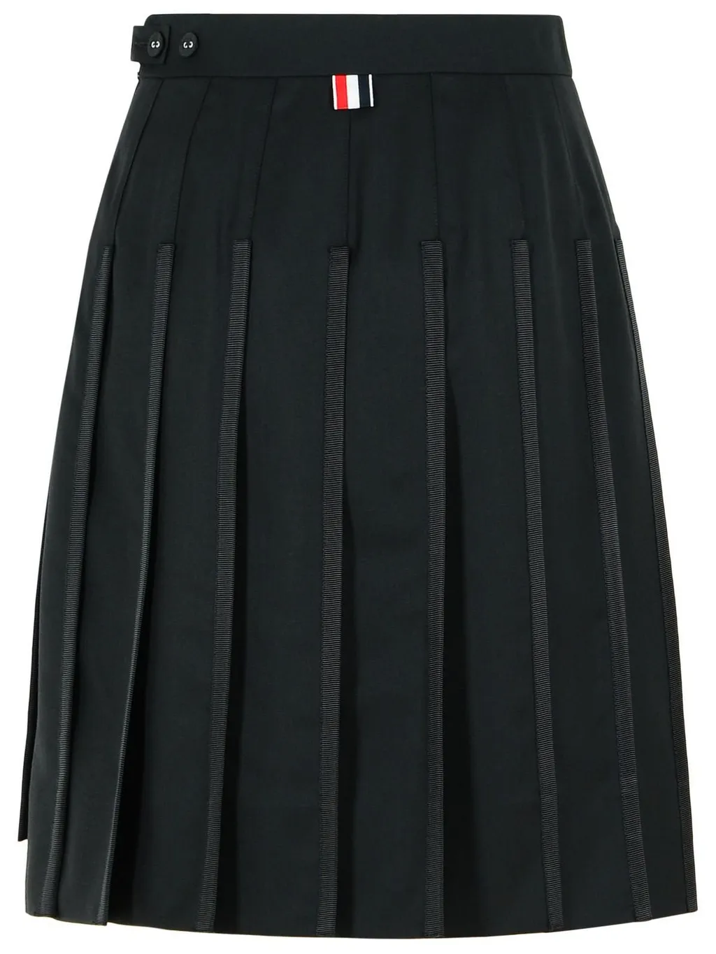 Pleated Midi Skirt