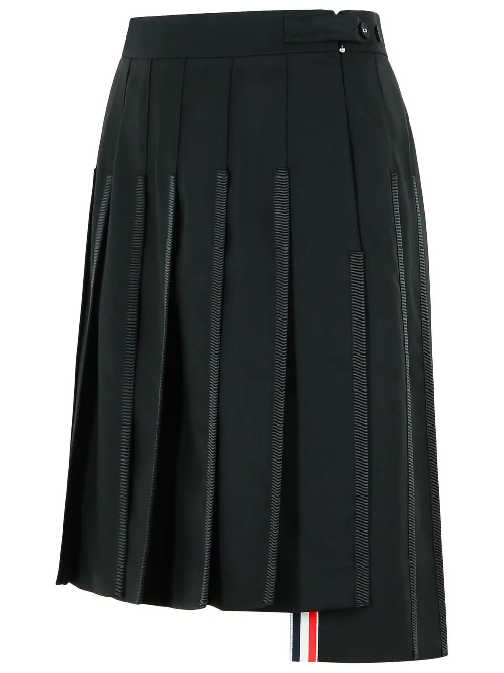 Pleated Midi Skirt