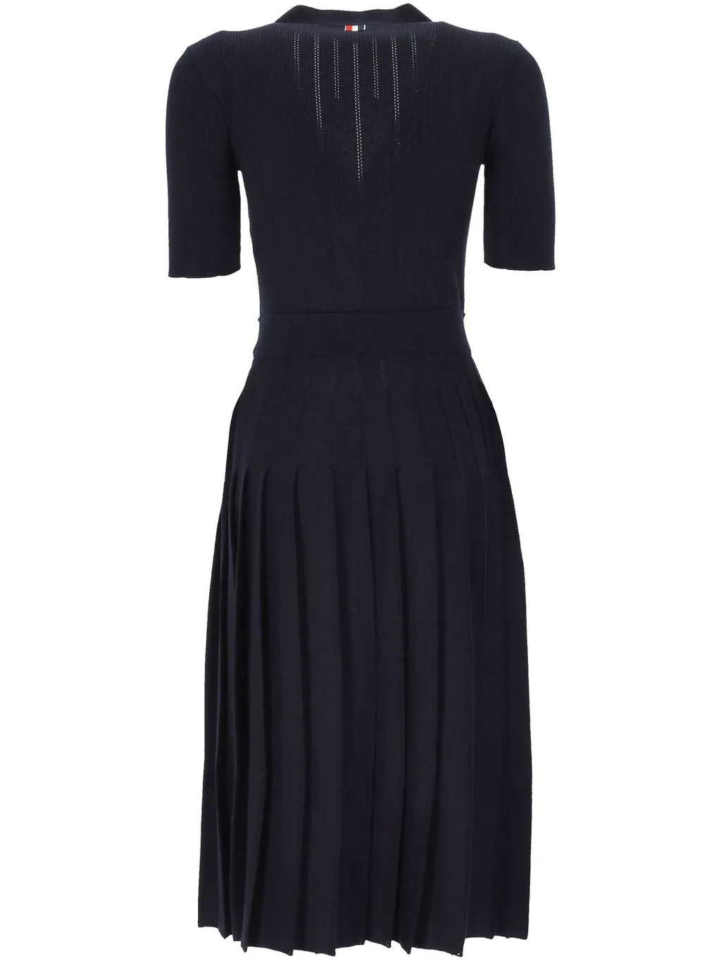 Pleated Knit Dress