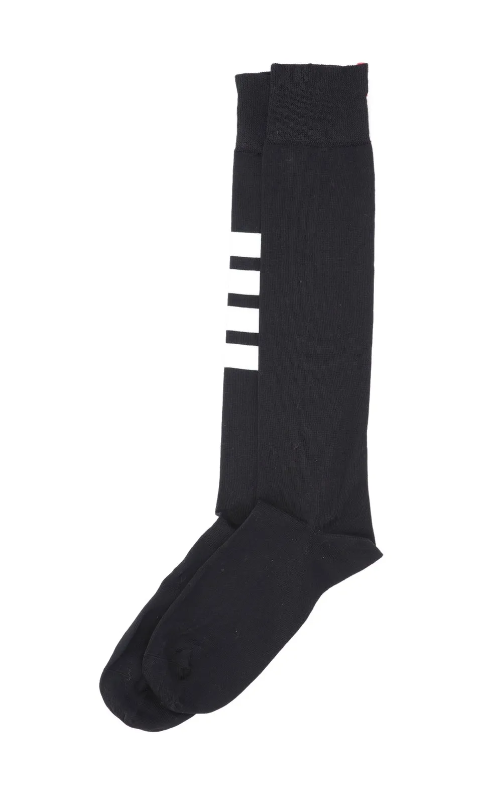 Mid-Calf Socks With Four Stripes