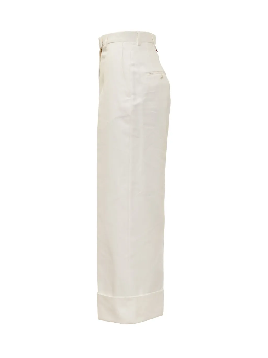 High-Waisted Wide-Leg Trousers