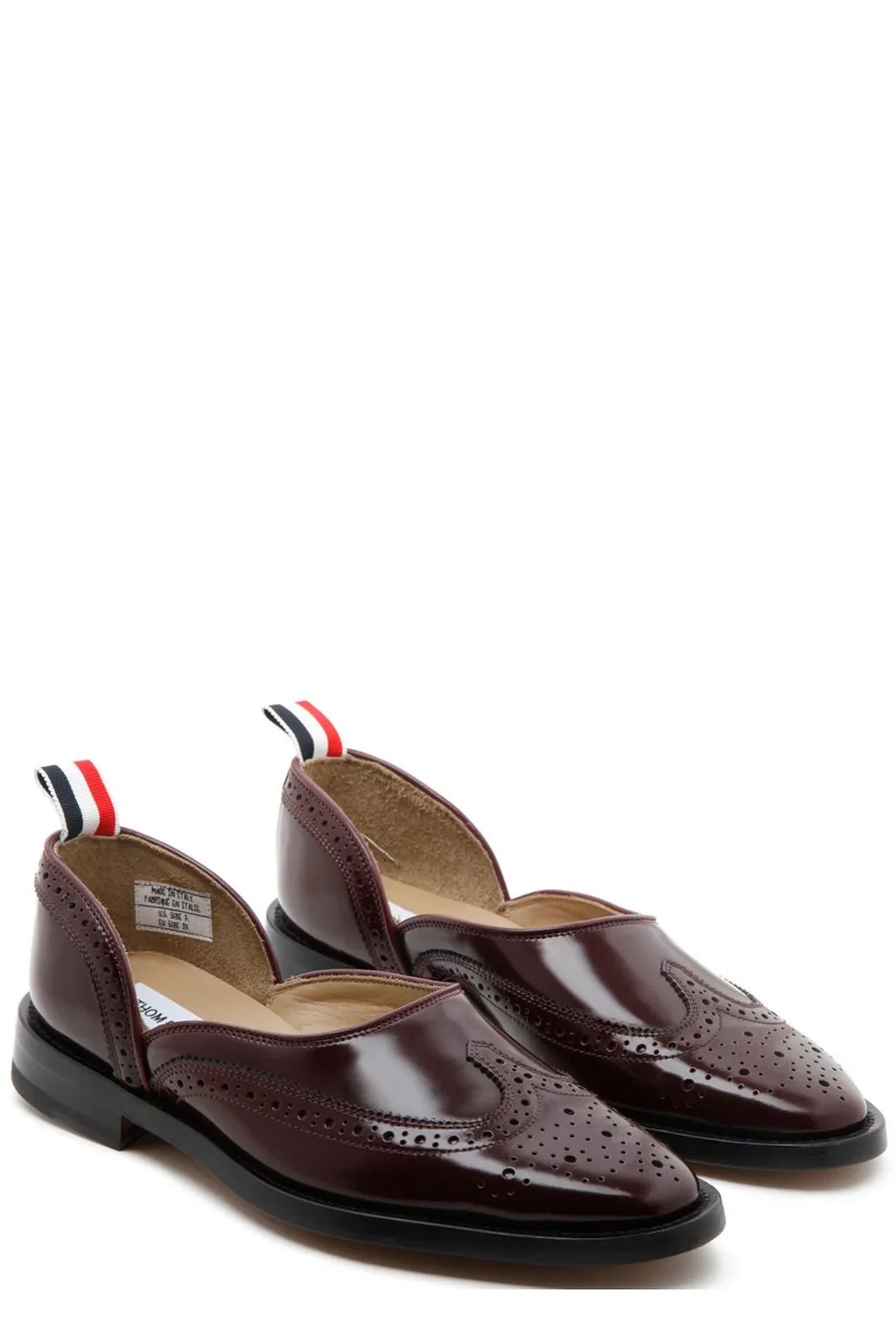 Wingtip Brogue Flats