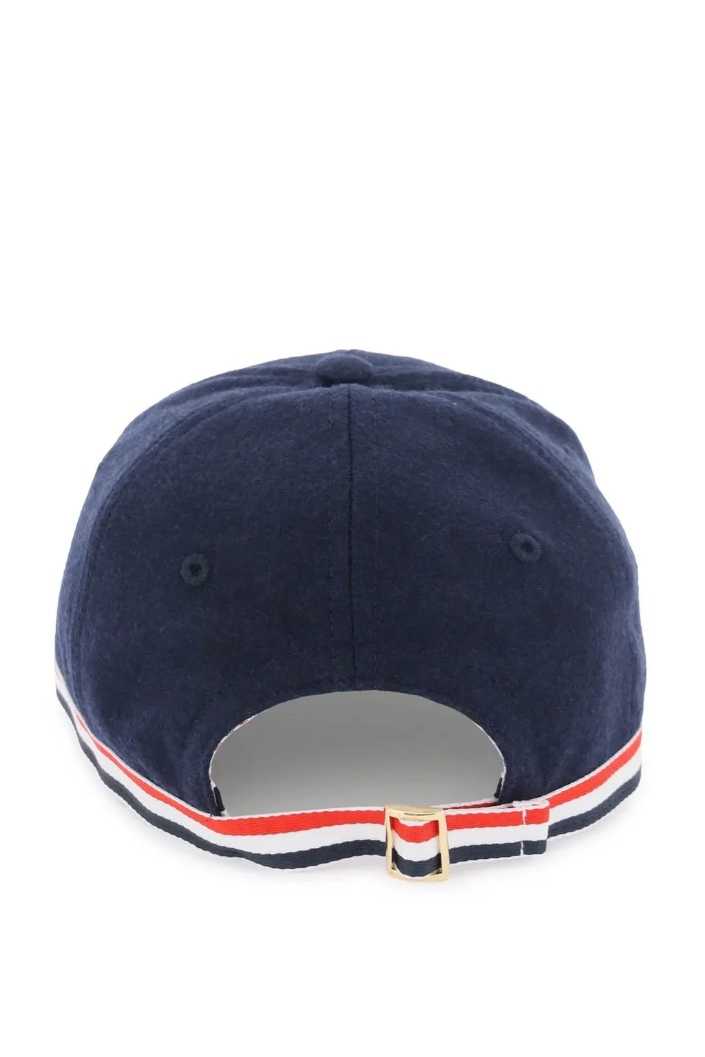 Baseball Cap With Tricolor Stripe