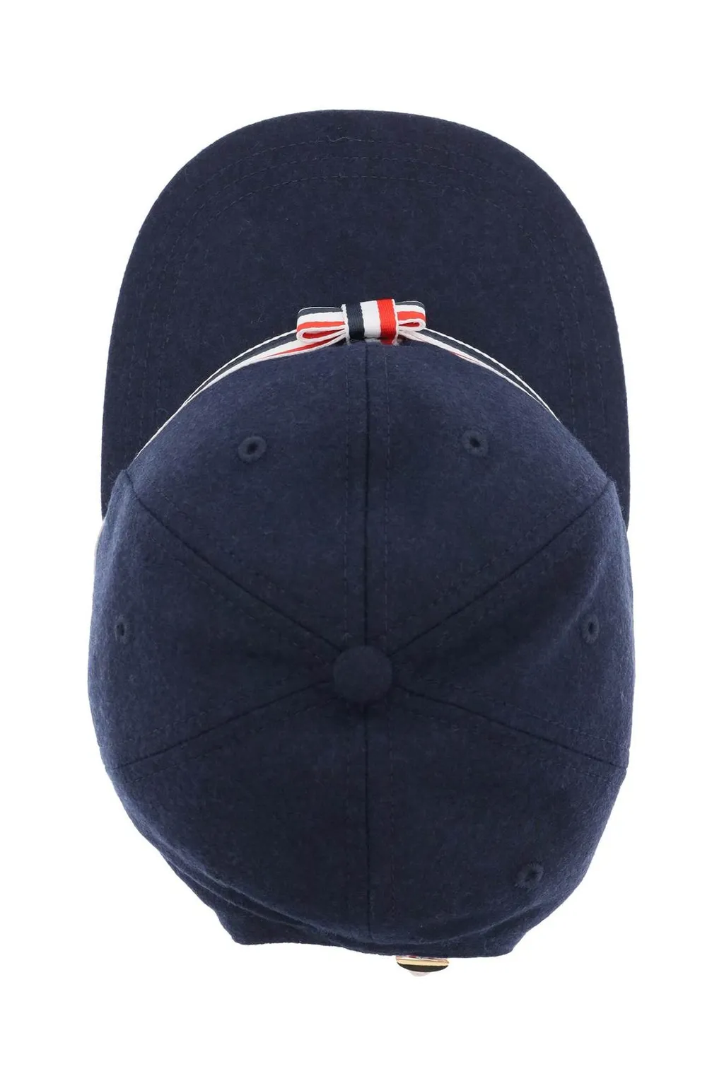 Baseball Cap With Tricolor Stripe