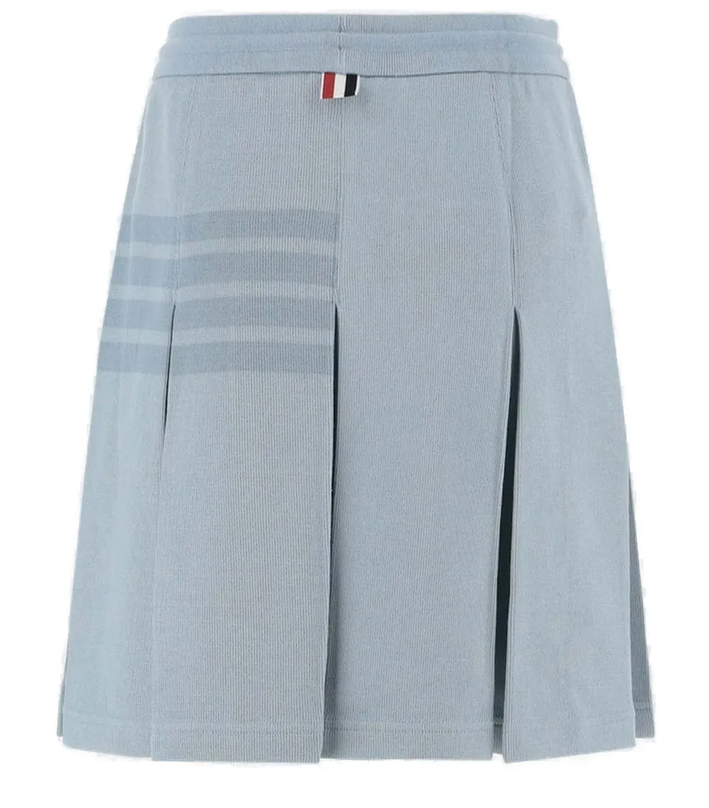 Pleated Skirt With Drawstring Waist