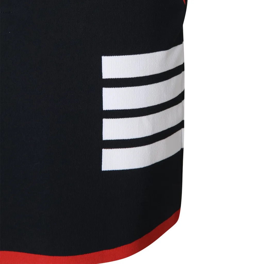 Pencil Skirt With Stripes