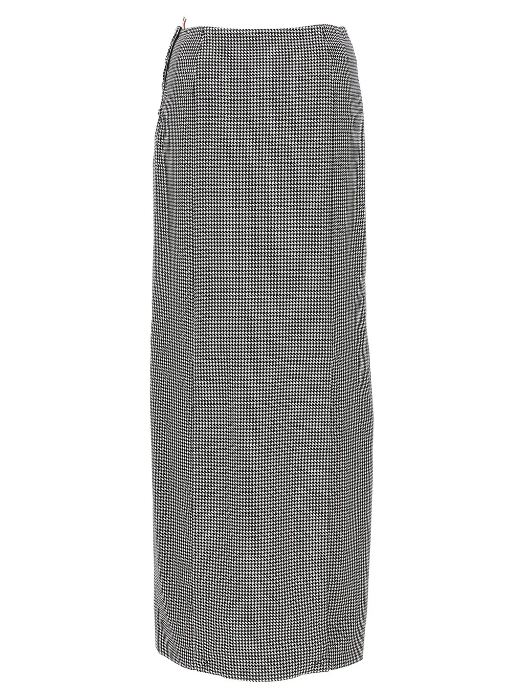 Houndstooth Maxi Skirt