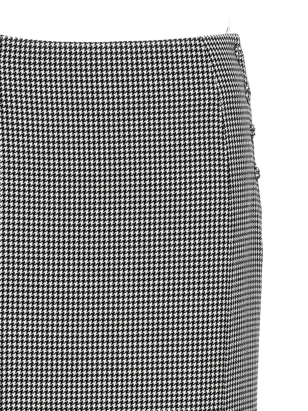 Houndstooth Maxi Skirt