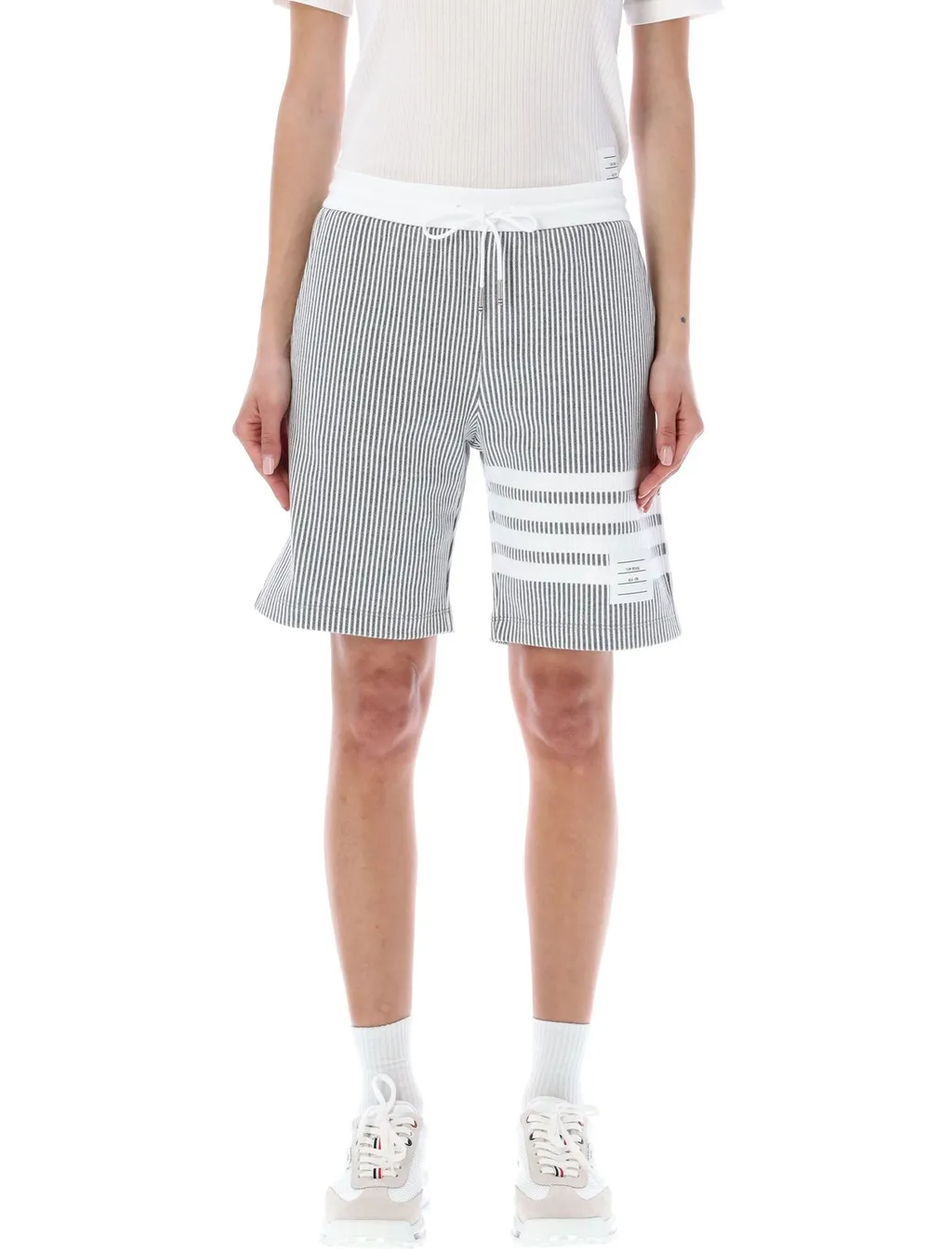 Shorts With Four-Bar Stripe Detail