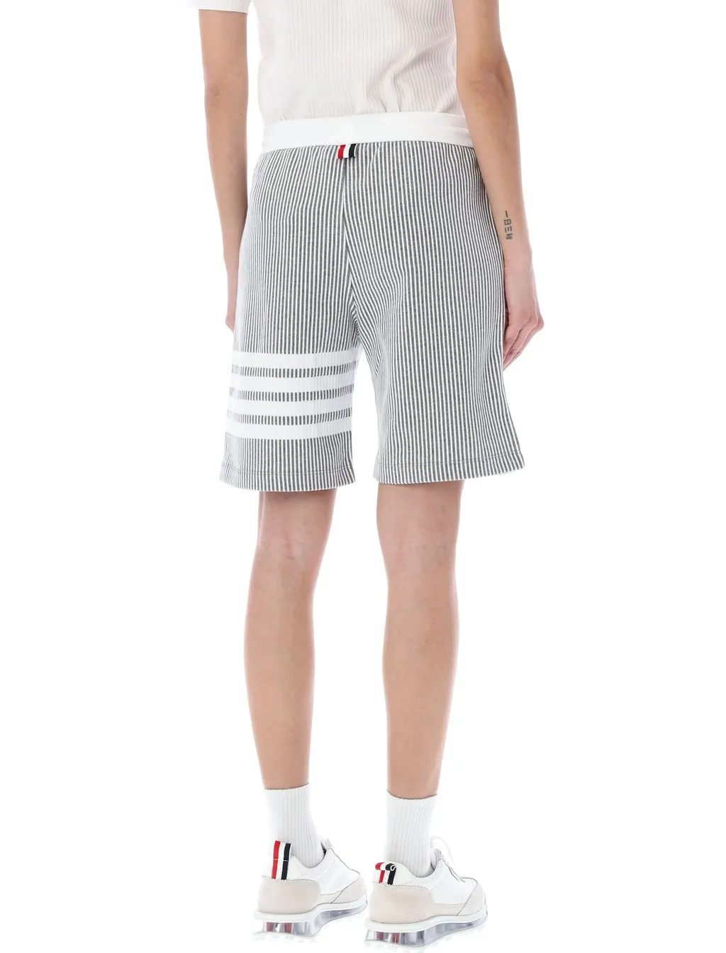 Shorts With Four-Bar Stripe Detail