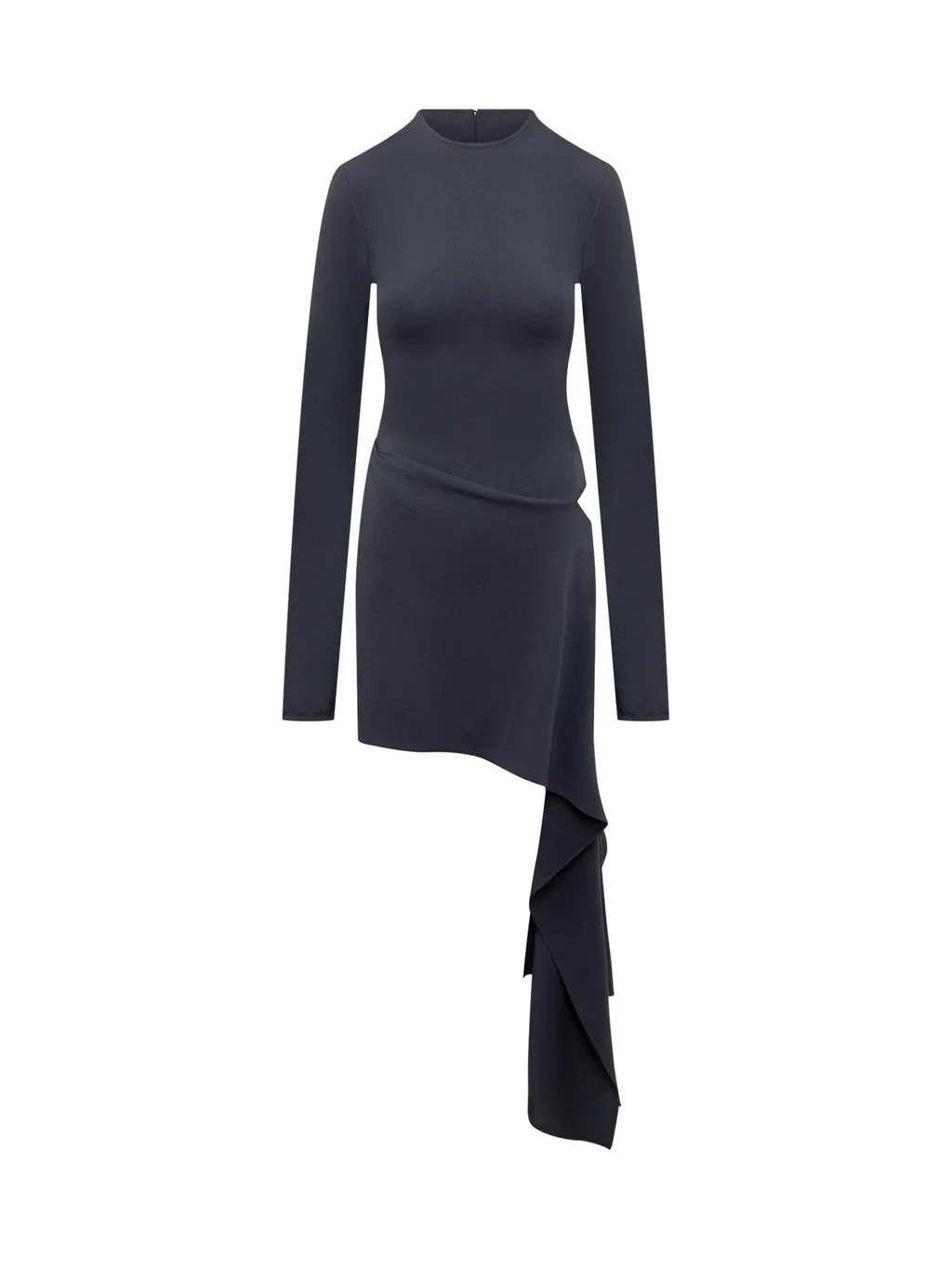 Asymmetric Draped Dress