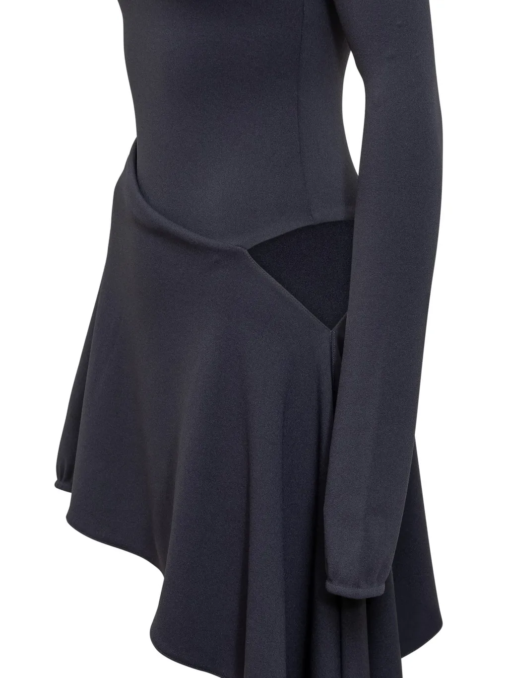 Asymmetric Draped Dress