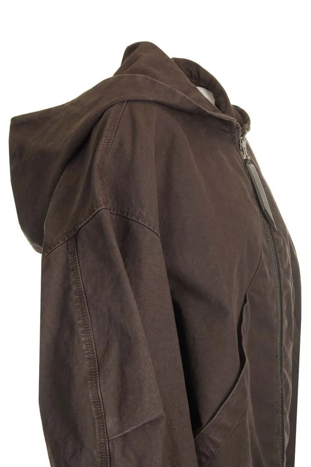 Bomber Jacket With Hood