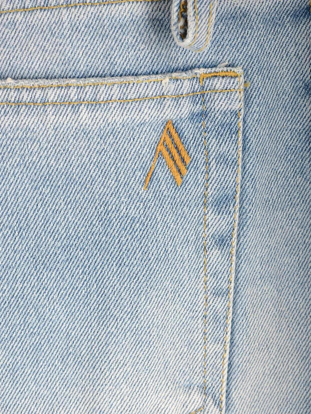 Wide-Leg Denim Jeans With Cut-Out Detail