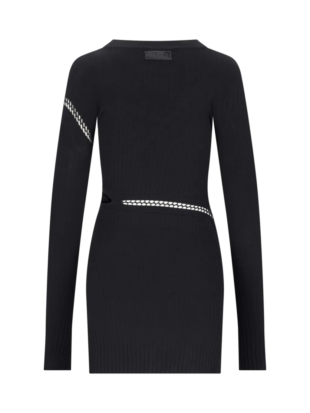 Asymmetric Cutout Knit Dress
