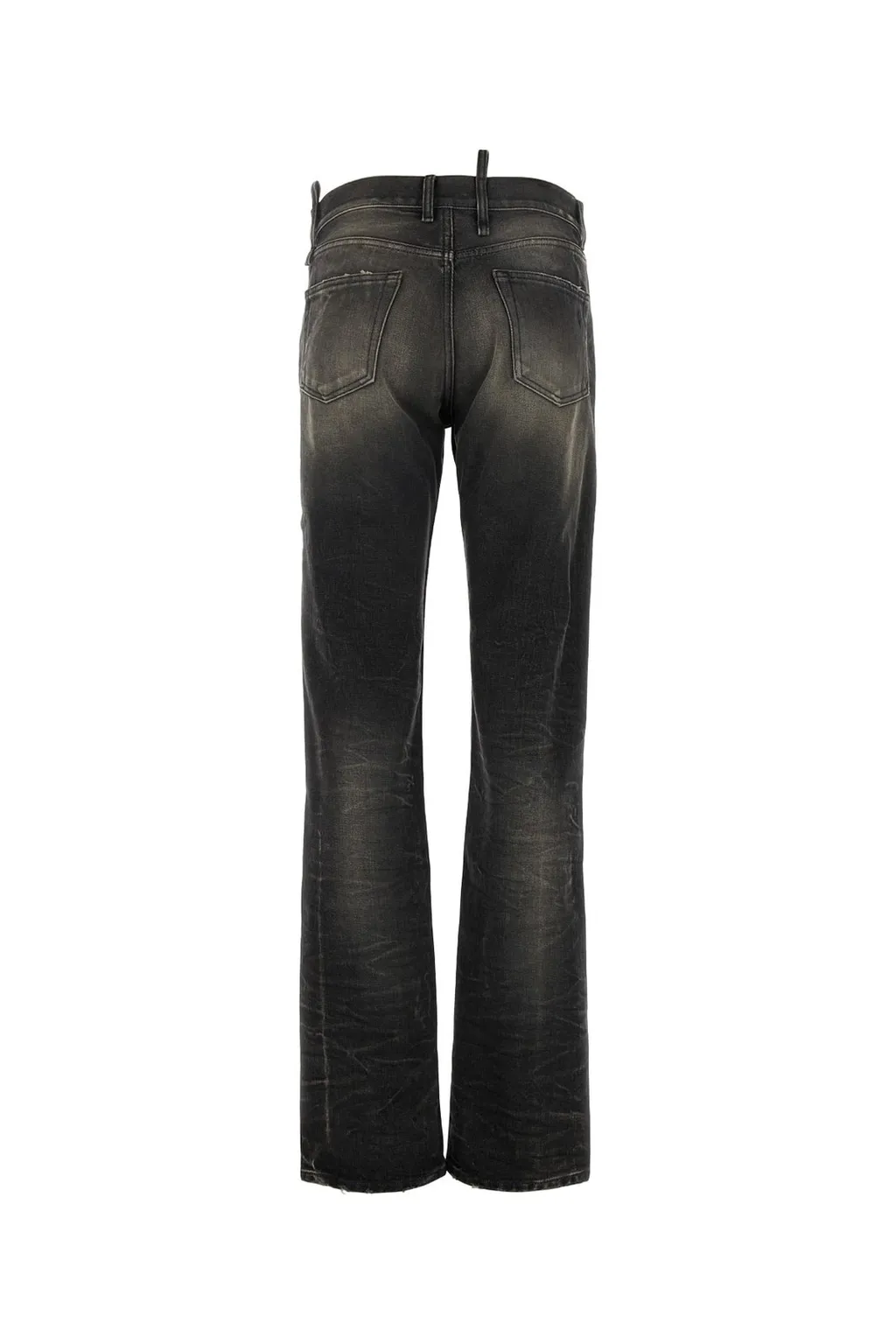 Flared Jeans With Ring Detail