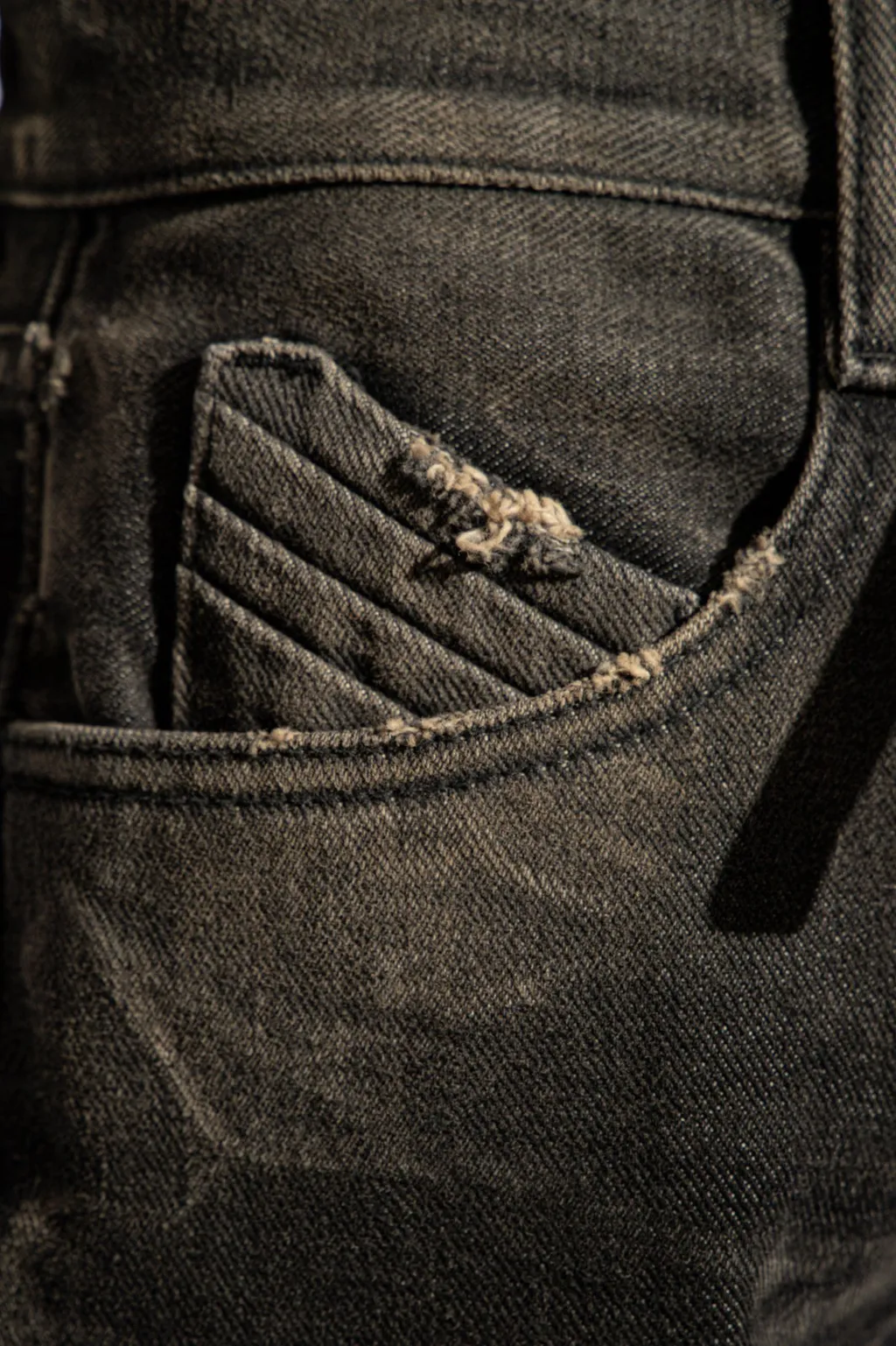 Flared Jeans With Ring Detail